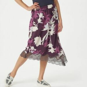 Lori Goldstein Asymmetrical Midi Skirt